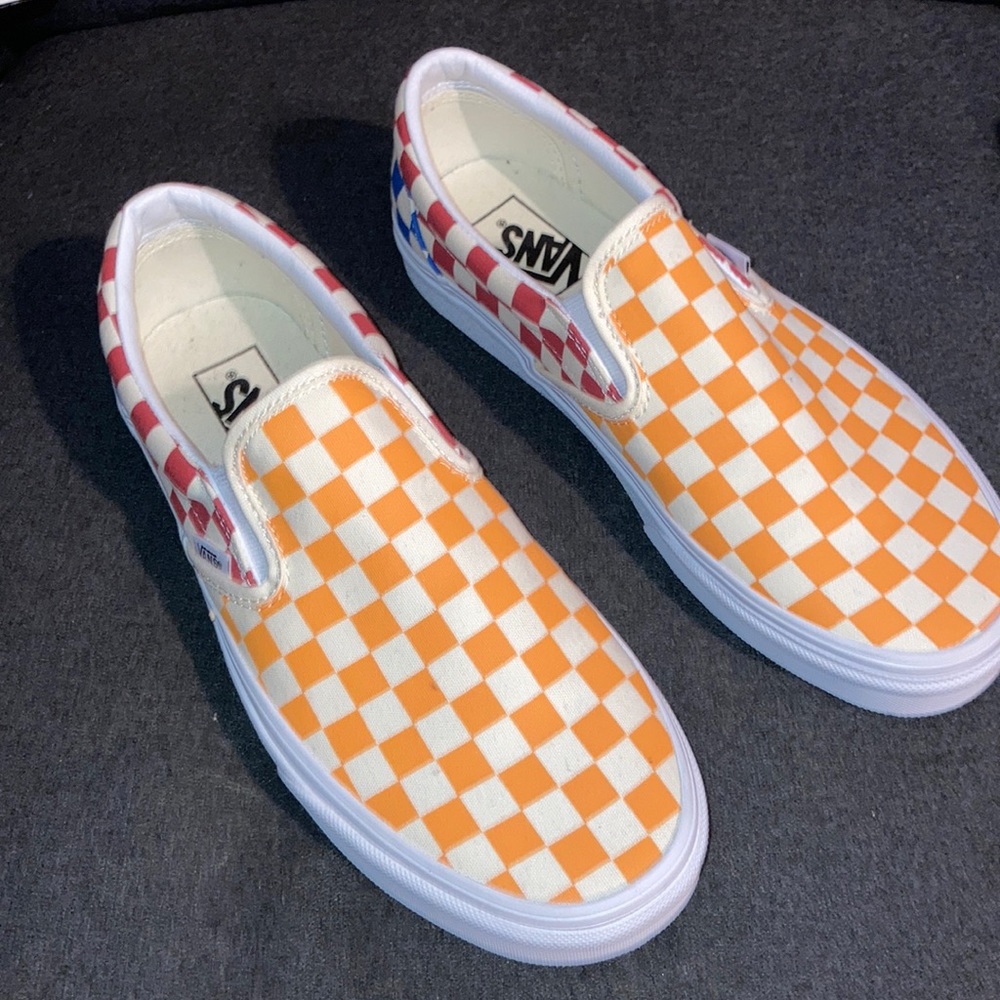 Vans Slip-ons Tri-Color Checkerboard